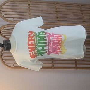 Bob Marley theme tee shirt "every little thing is going to be alright" reggae